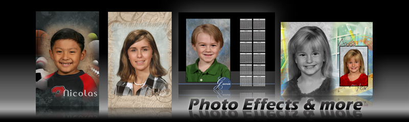 School Portrait Effect Photo Templates